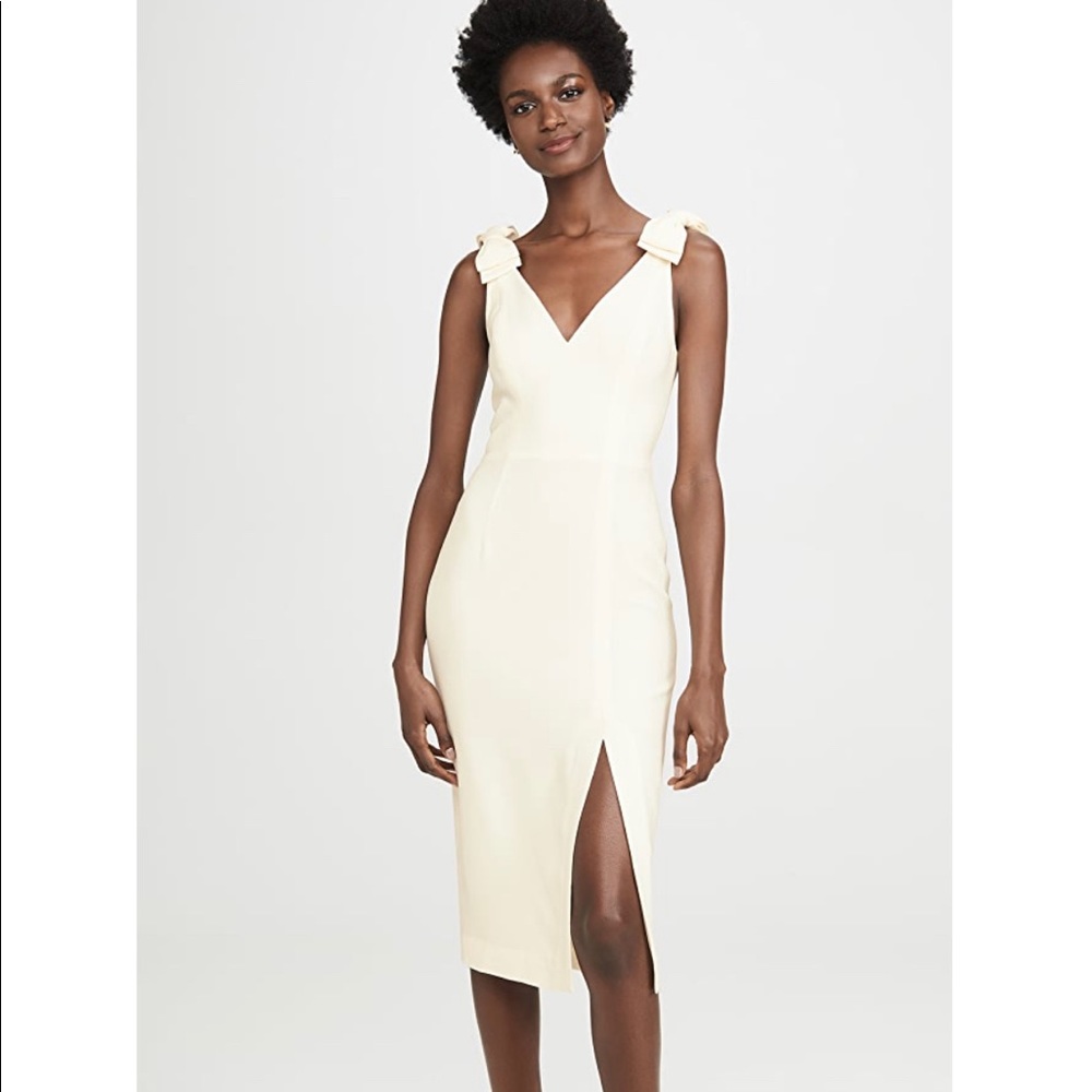Zimmerman Espionage Bow Dress, Pearl